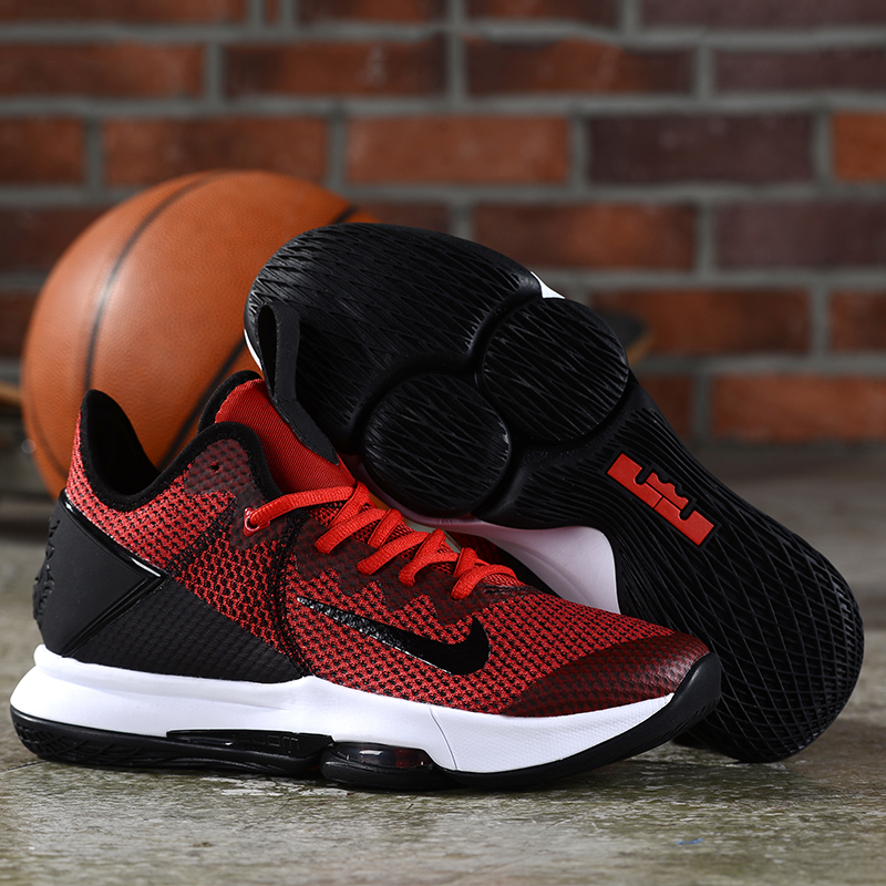 Nike LeBron Witness 4 Red Black White Shoes